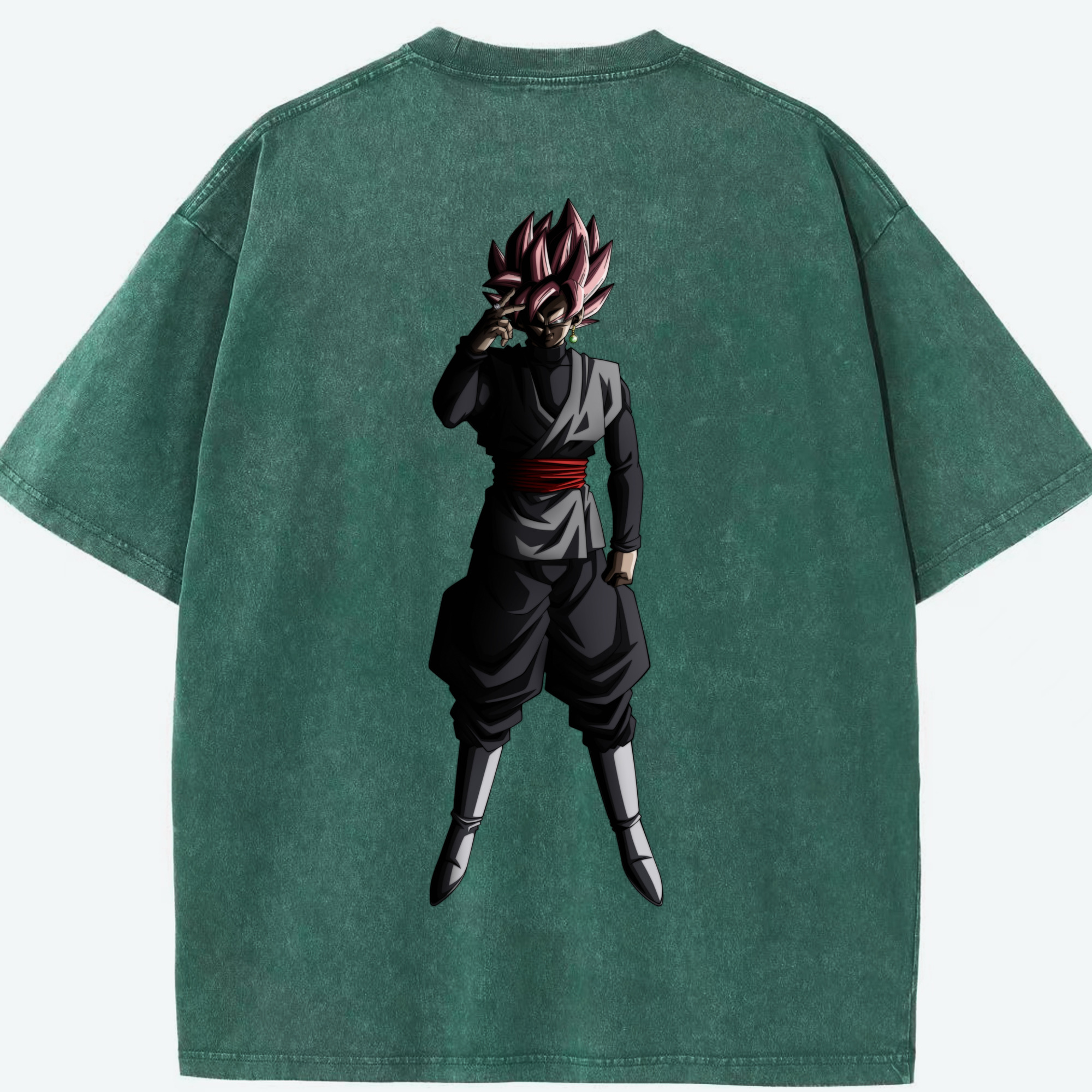 （画像用） ドラゴンボール ベジット DRAGON BALL Vegetto 綿100% ヴィンテージ風 半袖Tシャツ（背面プリント）